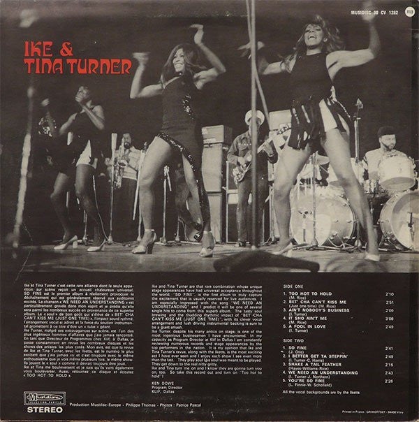 Ike & Tina Turner : So Fine (LP, Album, RE)