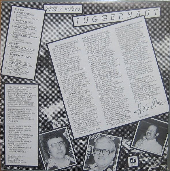 Frank Capp / Nat Pierce : Juggernaut (LP, Album)