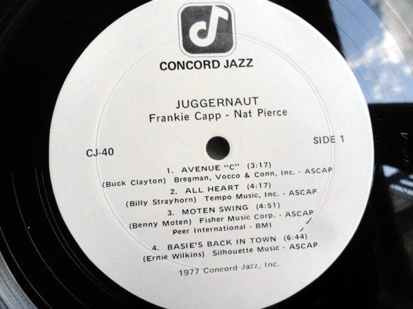 Frank Capp / Nat Pierce : Juggernaut (LP, Album)