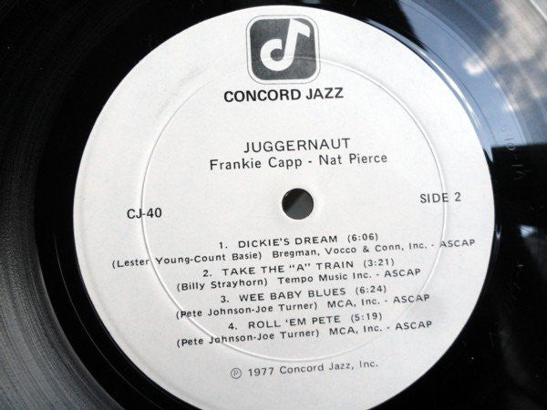 Frank Capp / Nat Pierce : Juggernaut (LP, Album)