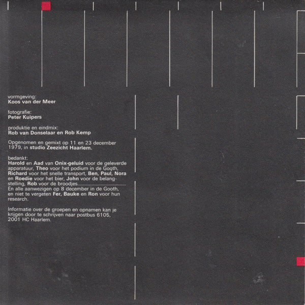 Various : Stichting Popmuziek Kennemerland (7", Comp, Ltd, Num)