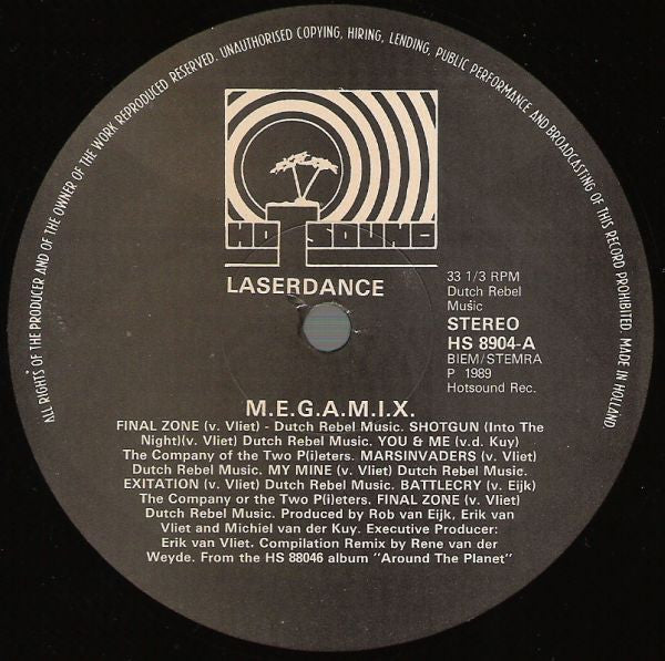 Laserdance : Megamix Vol. 2 (12", P/Mixed)