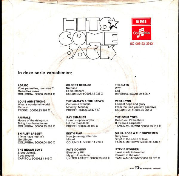 Adamo : Vous Permettez, Monsieur / Quand Les Roses (7", Single)