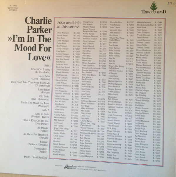 Charlie Parker : I'm In The Mood For Love (LP, Comp)