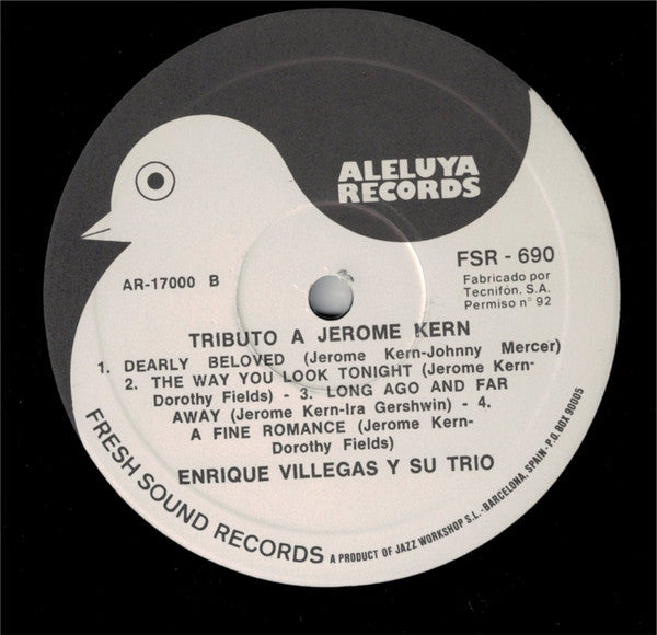 Enrique Villegas : Tributo  A Jerome Kern (LP, Album, RE)