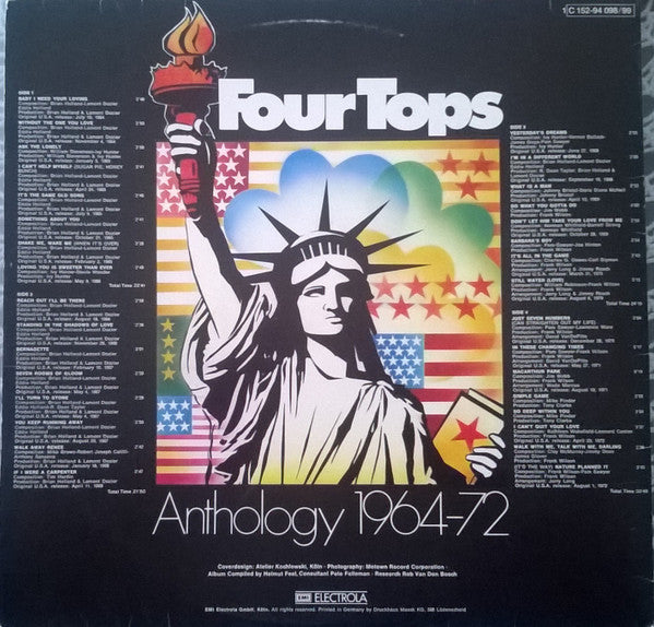 Four Tops : Anthology 1964-72 (2xLP, Comp)
