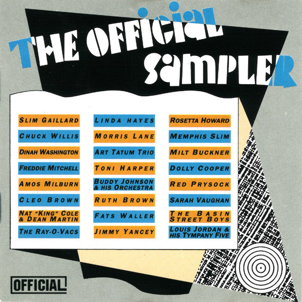 Various : The Official Sampler (CD, Comp, Mono, Smplr)