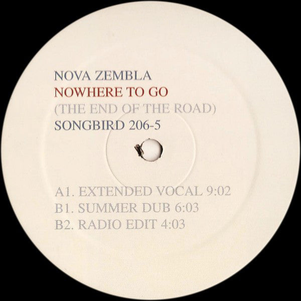Nova Zembla : Nowhere To Go (The End Of The Road) (12")