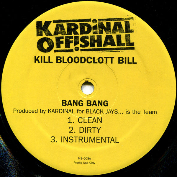 Kardinal Offishall : Bang Bang (12", Promo)