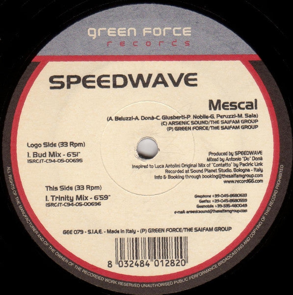 Speedwave : Mescal (12")