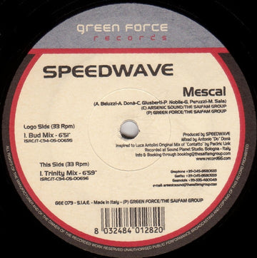 Speedwave : Mescal (12")