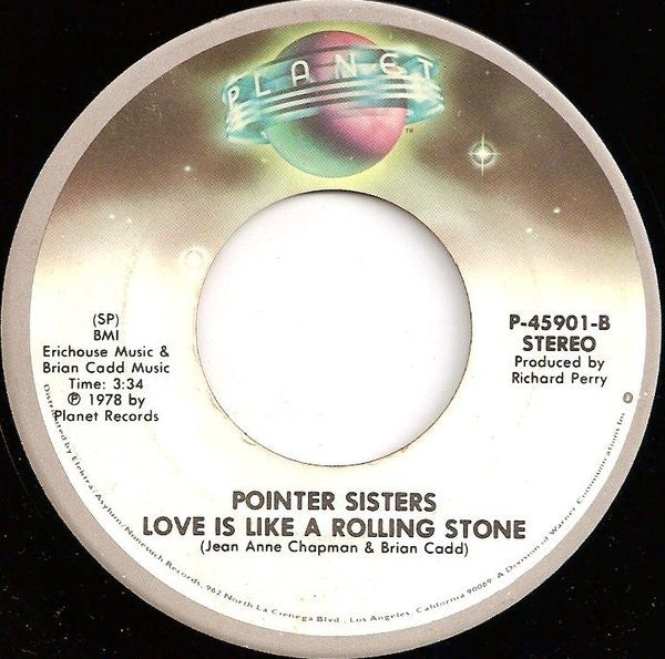 Pointer Sisters : Fire (7", Single, Gen)