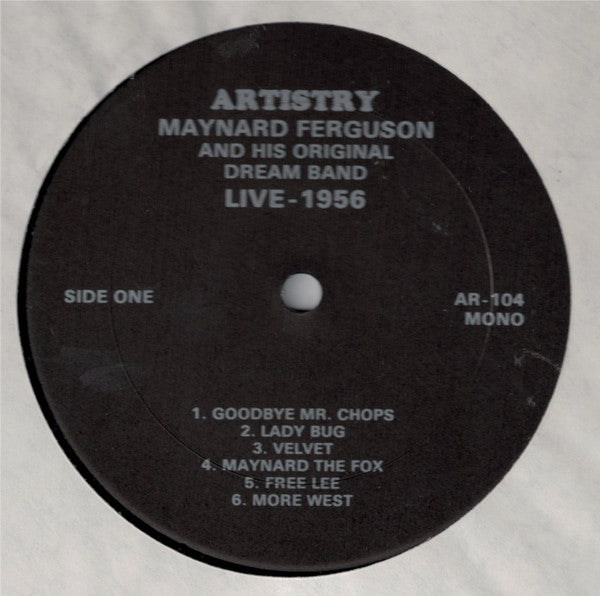Maynard Ferguson & His Orchestra : Recorded Live 1956 (LP, Mono, Unofficial)