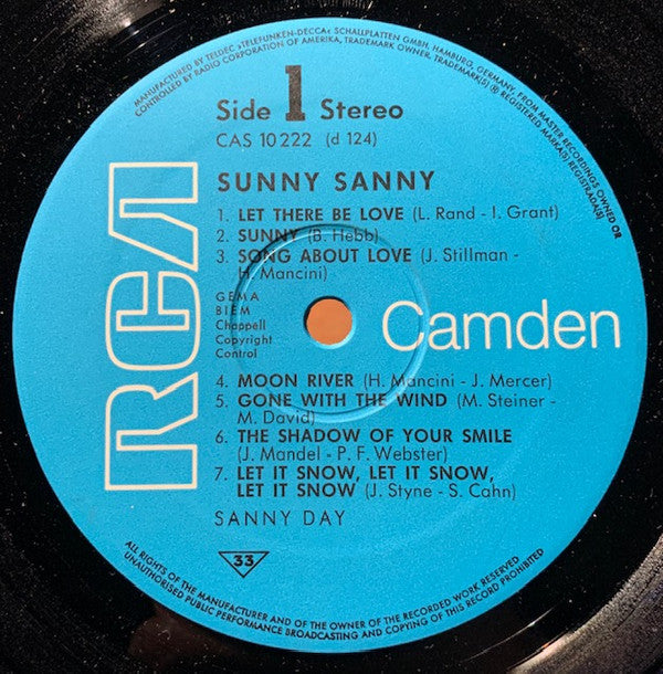 Sanny Day : Sunny Sanny (LP, Album)