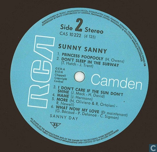 Sanny Day : Sunny Sanny (LP, Album)