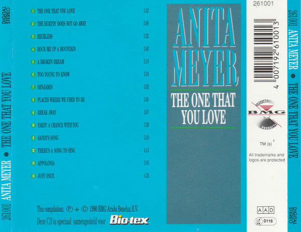 Anita Meyer : The One That You Love (CD, Comp)