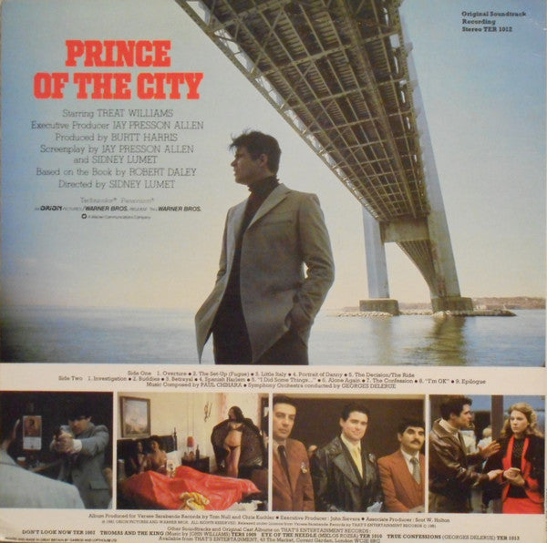 Paul Chihara : Prince Of The City (Original Motion Picture Soundtrack) (LP, Album)