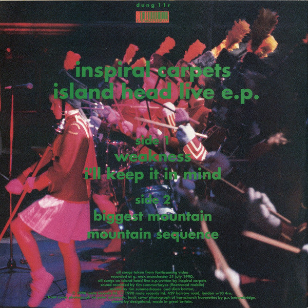 Inspiral Carpets : Island Head Live E.P. (12", EP)