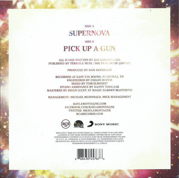 Ray Lamontagne : Supernova (7", Single)