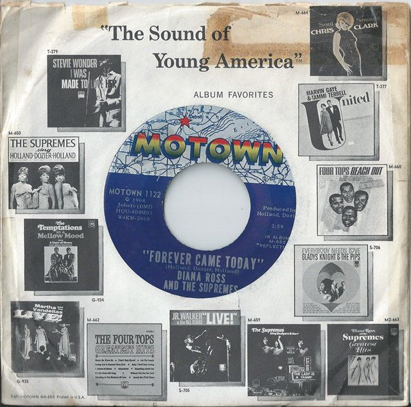 The Supremes : Forever Came Today (7", Single)