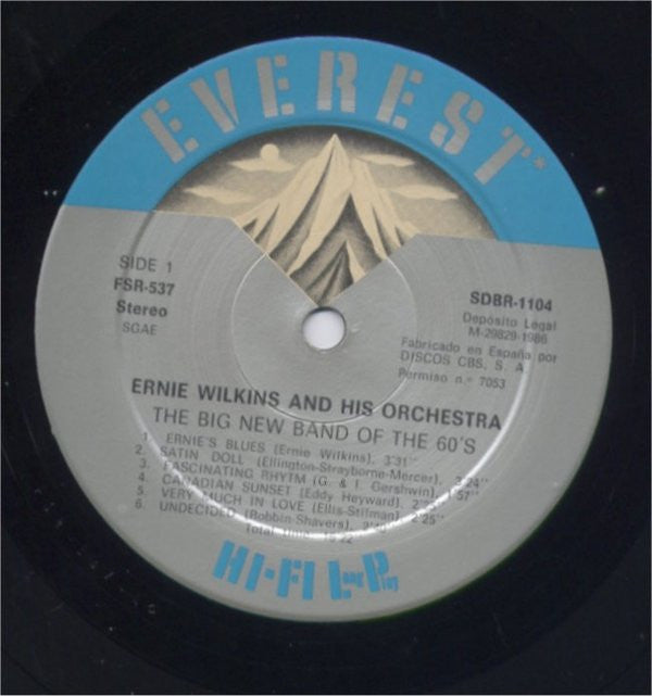 Ernie Wilkins : The Big New Band Of The 60's (LP, Album, RE)