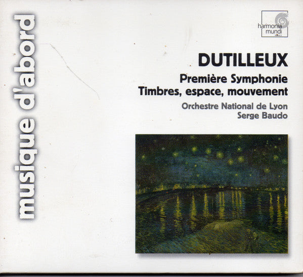 Henri Dutilleux - Orchestre National De Lyon, Serge Baudo : Première Symphonie  / Timbres, Espace, Mouvement (CD, RE)