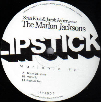 Sean Kosa & Jacob Asher Present The Marlon Jacksons : Marlonia EP (12", EP)