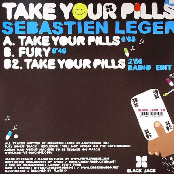 Sébastien Léger : Take Your Pills (12")