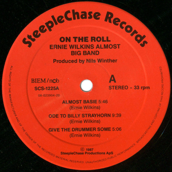 Ernie Wilkins Almost Big Band : On The Roll  (LP)