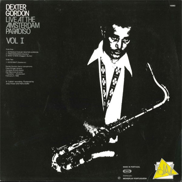 Dexter Gordon : Live At The Amsterdam Paradiso Vol I (LP, Album, RE)