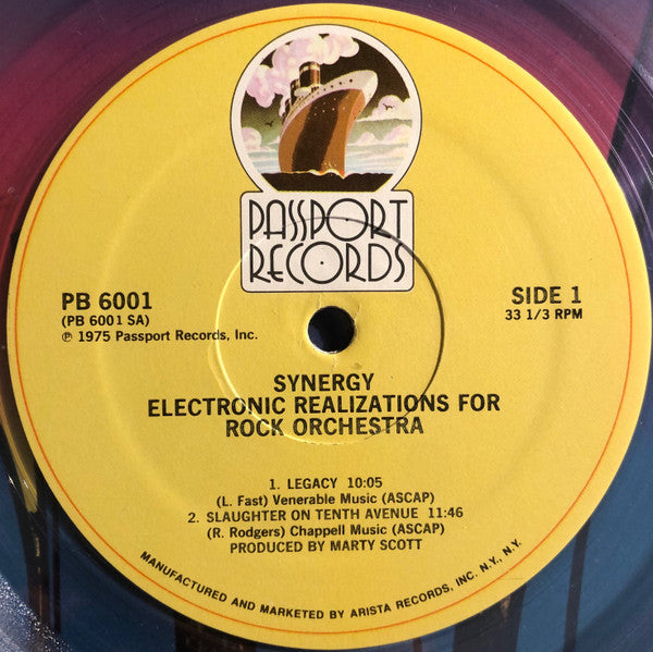 Synergy (3) : Electronic Realizations For Rock Orchestra (LP, Album, Quad, Tra)