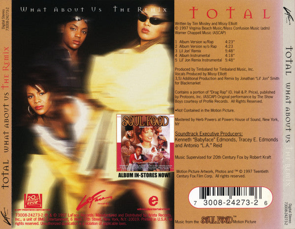 Total : What About Us (The Remix) (CD, Maxi)