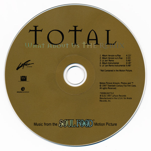 Total : What About Us (The Remix) (CD, Maxi)