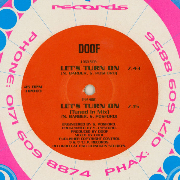 Doof : Let's Turn On (12")