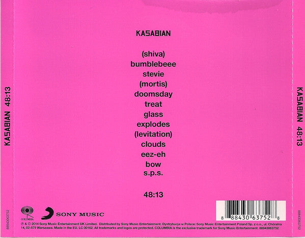 Kasabian : 48:13 (CD, Album)