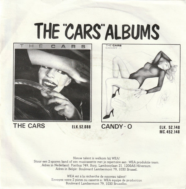 The Cars : Let's Go (7", Single)