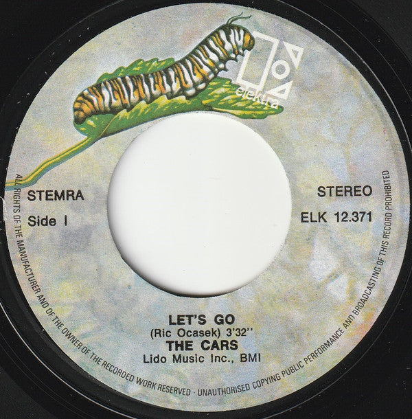The Cars : Let's Go (7", Single)