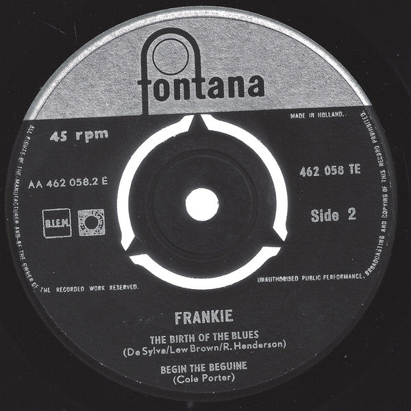Frank Sinatra : Frankie (7", EP)