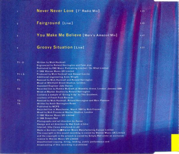 Simply Red : Never Never Love (CD, Maxi, CD1)