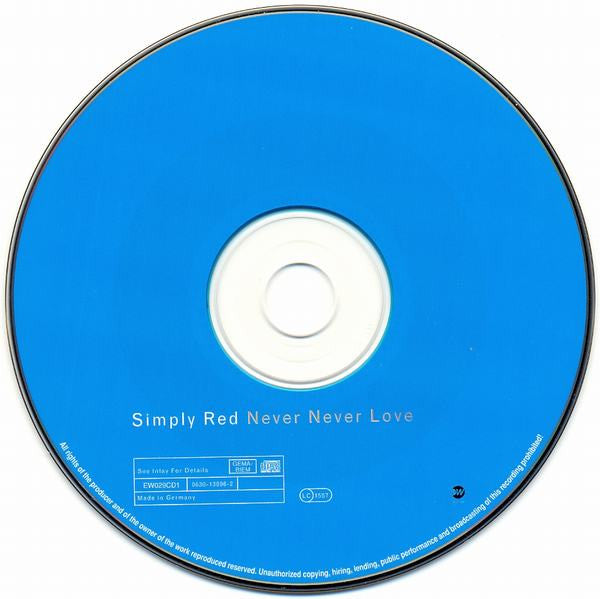 Simply Red : Never Never Love (CD, Maxi, CD1)