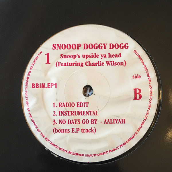 Various : Can't Nobody Hold Me Down / Snoop's Upside Ya Head (12", Unofficial)
