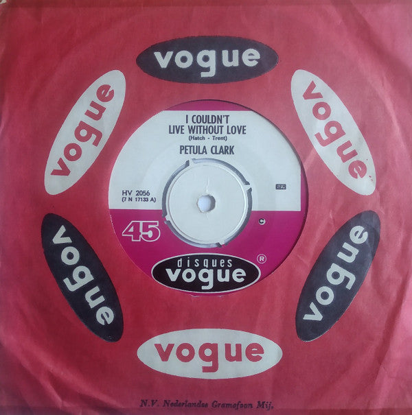 Petula Clark : I Couldn't Live Without Your Love (7", Single)