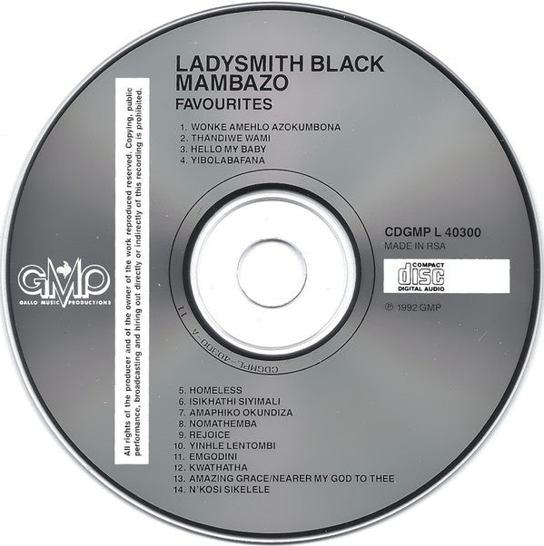 Ladysmith Black Mambazo : Favourites (CD, Comp)