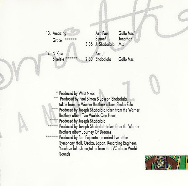 Ladysmith Black Mambazo : Favourites (CD, Comp)