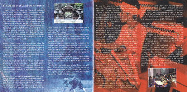 Chris Hinze : Zen & The Art Of Dance And Meditation (CD, Album)