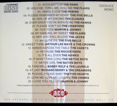 Various : The Fifties: R & B Vocal Groups (CD, Comp, Mono)