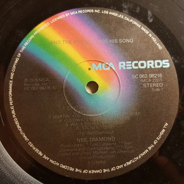 Neil Diamond : And The Singer Sings His Song (LP, Comp)