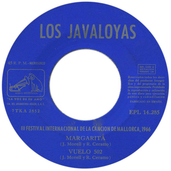 Los Javaloyas : Todo Murio Sin Tu Amor  (7", EP)