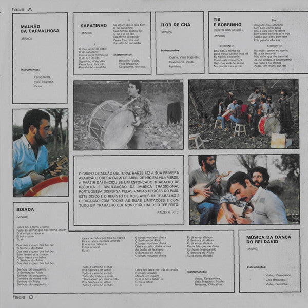 Raizes : Raizes (LP, Album, Gat)