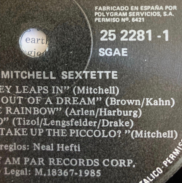Whitey Mitchell Sextette : Whitey Mitchell Sextette (LP, Album, RE)